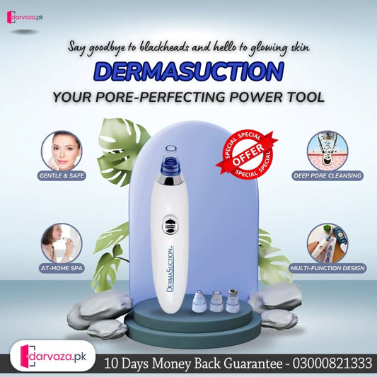 DermaSuction Multifunctional Cleaning Instrument For Pore Acne Pimple Removal and Vacuum Suction Facial Pore Cleaner Rs 1599