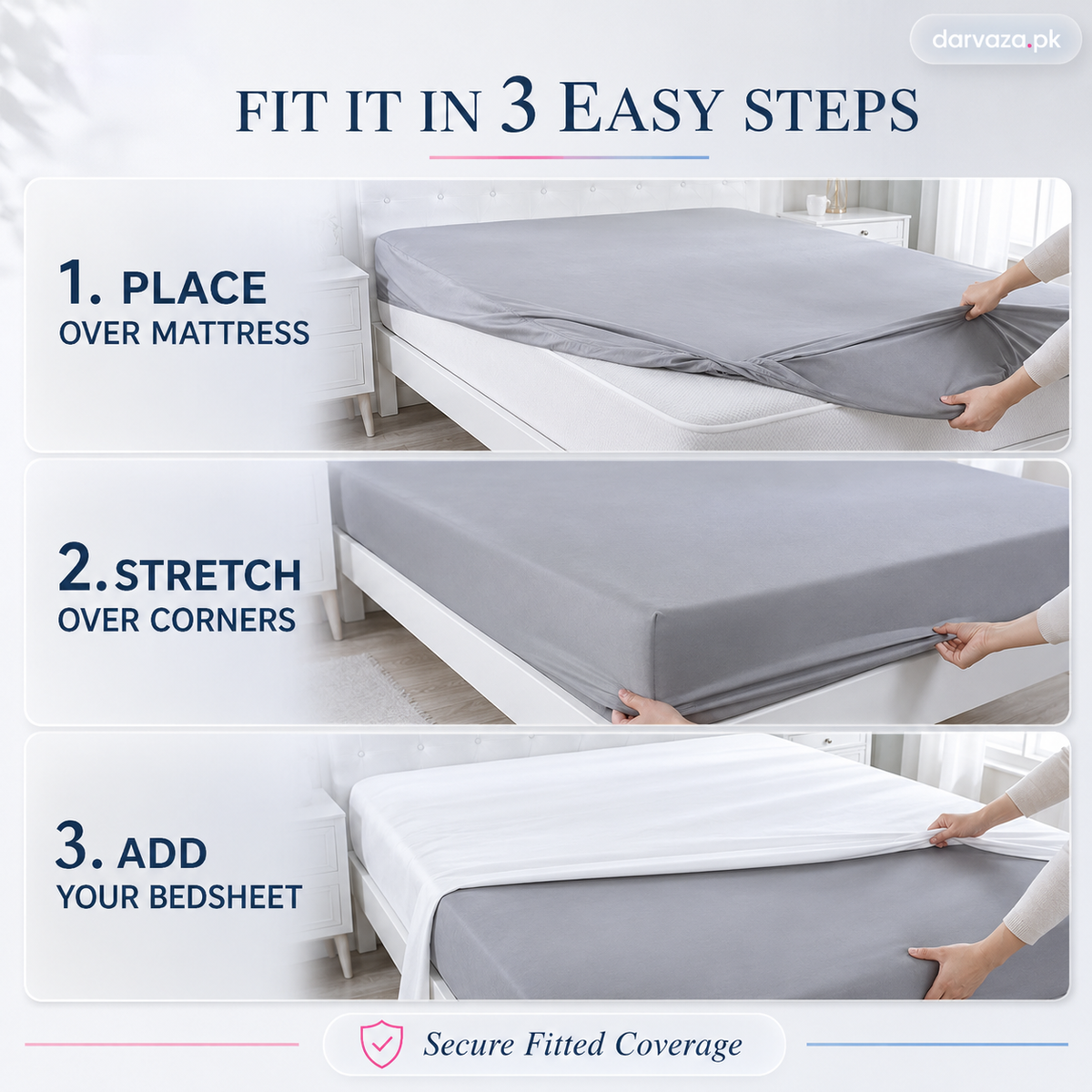 Waterproof Mattress Cover to Protect your mattress from spills
