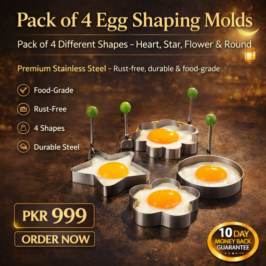 Pack of 4 Egg Shaping Molds