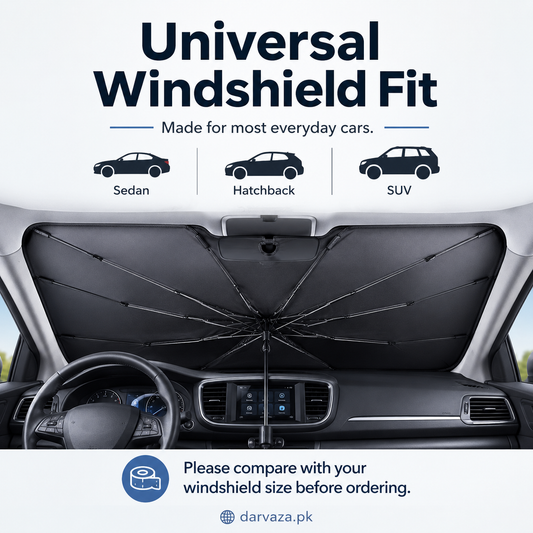 Foldable Car Front Window Sunshade Umbrella Cover