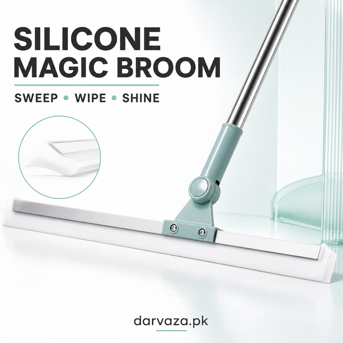 Silicone Magic Broom Floor Wiper
