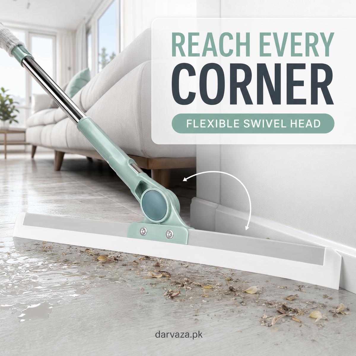 Silicone Magic Broom Floor Wiper