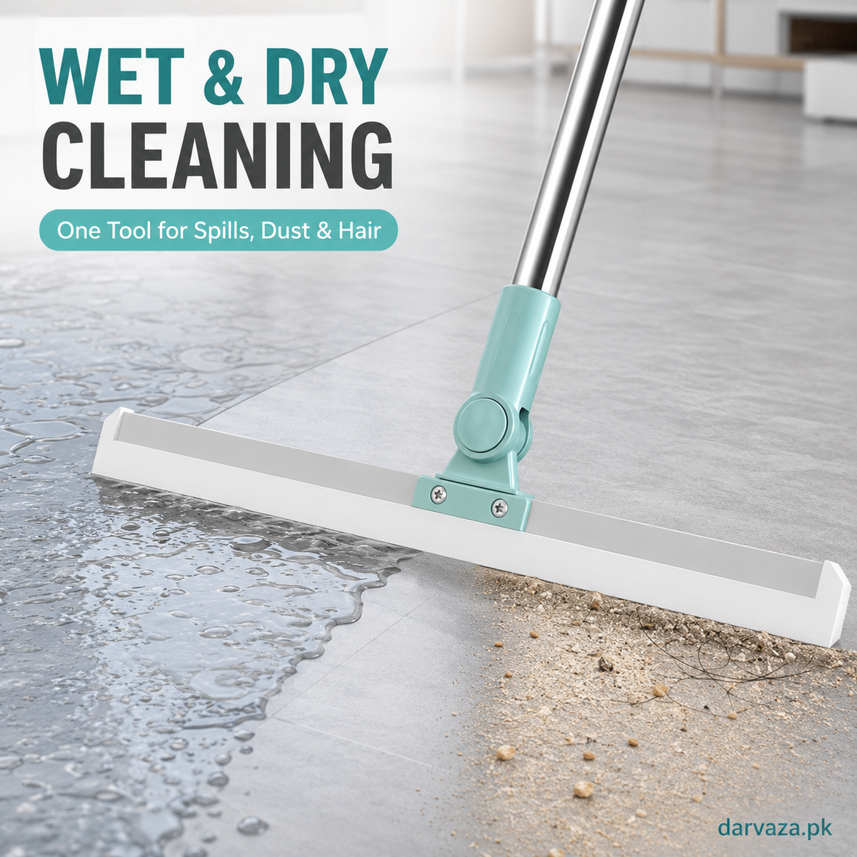 Silicone Magic Broom Floor Wiper