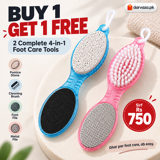 Buy 1 Get 1 FREE Offer 2 Foot Care Complete 4-in-1 Tool