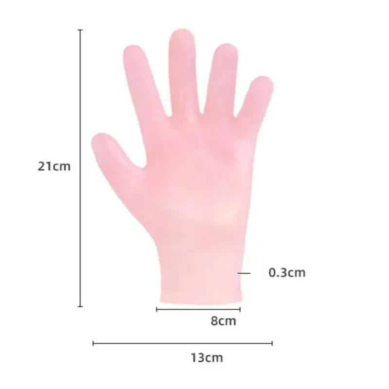 Silicone Gel Moisturizing Gloves