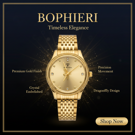 Bophieri Golden Men Watch