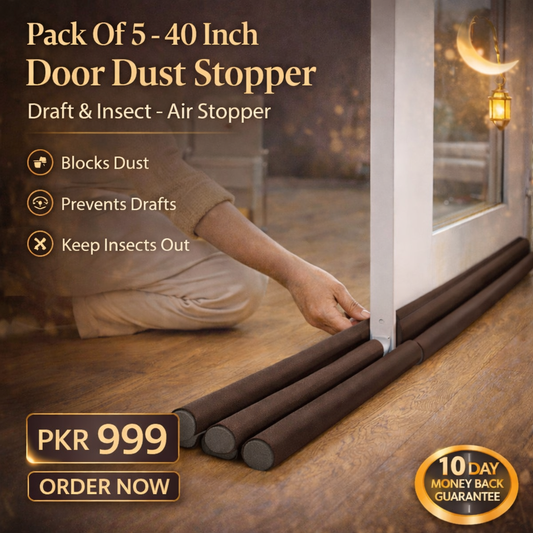 Pack Of 5 - 40 Inch Door Dust Stopper Draft & Insect - Air Stopper
